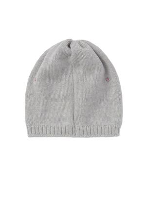 Grey virgin wool hat LITTLE BEAR KIDS | 7103GRIGIOPEONIA